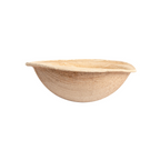 230.60-CONTENITORE MEZZA SFERA 'ARECA'  Ø 6x2 CM NATURALE ARECA (25 u.)