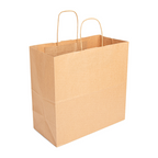 109.23-SACCHETTI SOS CON MANICI  90 G/M2 32+16x31 CM NATURALE KRAFT (250 u.)