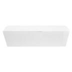 235.16-SCATOLE "LUNCH BOX" COPPERCHIO 'THEPACK' 1000 ML (32 oz) 20,5x14,6x5 CM BIANCO CARTONE NANO-MICRO (60 u.)