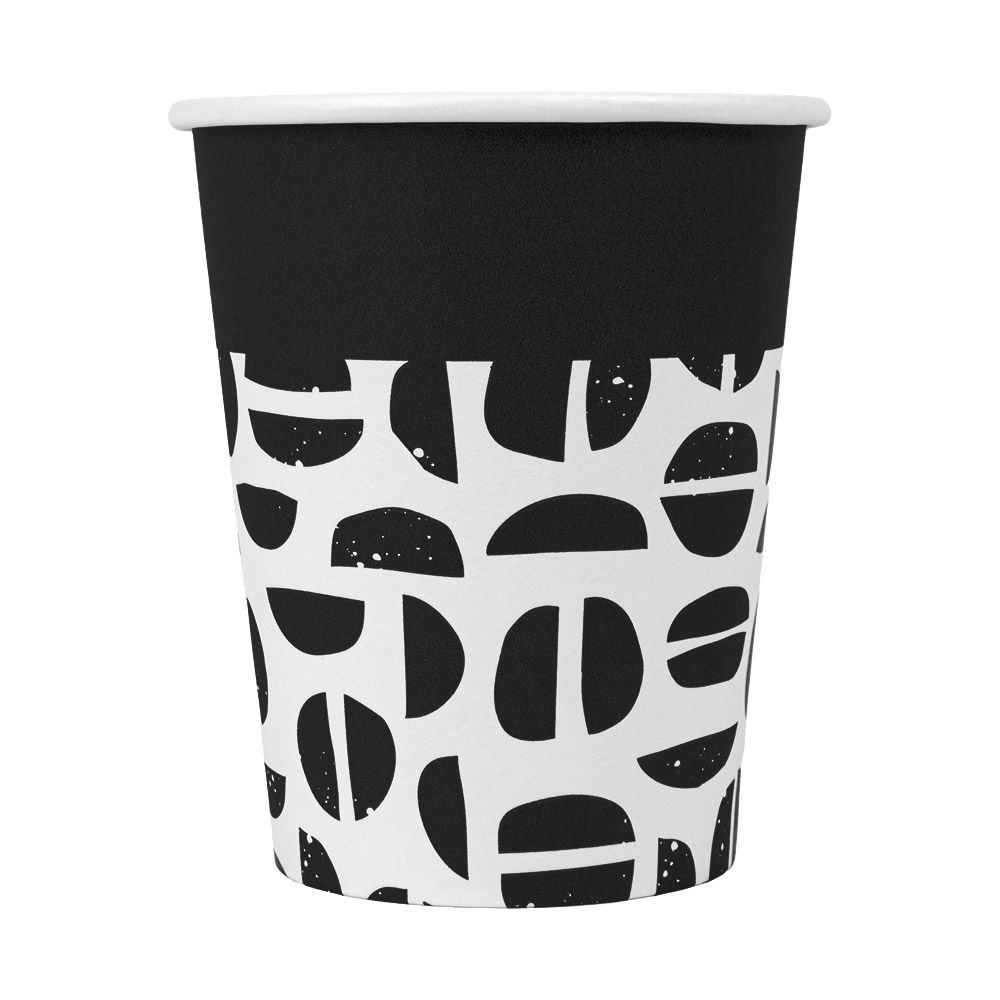 271.04-BICCHIERI BEVANDE CALDE 1 PARETE 'JAVA' 240 ML 280 + 18 PE G/M2 Ø8/5,6x9,2 CM BIANCO CARTONE (50 u.)