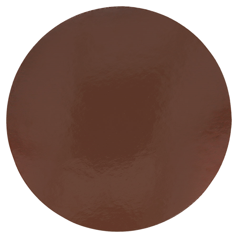 223.68-BASE PER TORTA DOPPIA FACCIA  1100 G/M2 Ø 24 CM CIOCCOLATO/PRALINA CARTONE (100 u.)