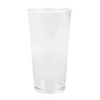 157.09-CONTENITORI APERITIVO MINI TUBO  80 ML Ø 4,5x8 CM TRASPARENTE PS (50 u.)