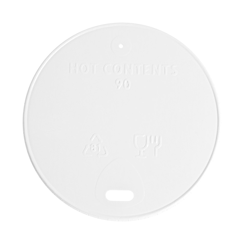 257.96-COPERCHIO PER BICCHIERI  310 G/M2 Ø 9 CM BIANCO CARTONE (50 u.)