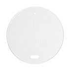 257.96-COPERCHIO PER BICCHIERI  310 G/M2 Ø 9 CM BIANCO CARTONE (50 u.)