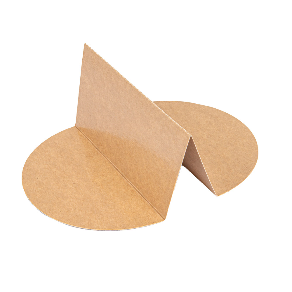 269.10-SEPARATORE 2 COMPARTIMENTI INSALATIERA 226.64  300 + 18 PE G/M2 Ø25,4/14x6,3 CM NATURALE KRAFT (100 u.)