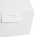 277.79-SCATOLE HAMBURGER 'THEPACK'  14,4x14x11,5 CM (XL TALLER) BIANCO CARTONE NANO-MICRO (50 u.)