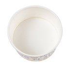 230.28-COPPETTE GELATI PAROLE 90 ML 210 + 18 PE G/M2 Ø7,2x4 CM BIANCO CARTONE (50 u.)