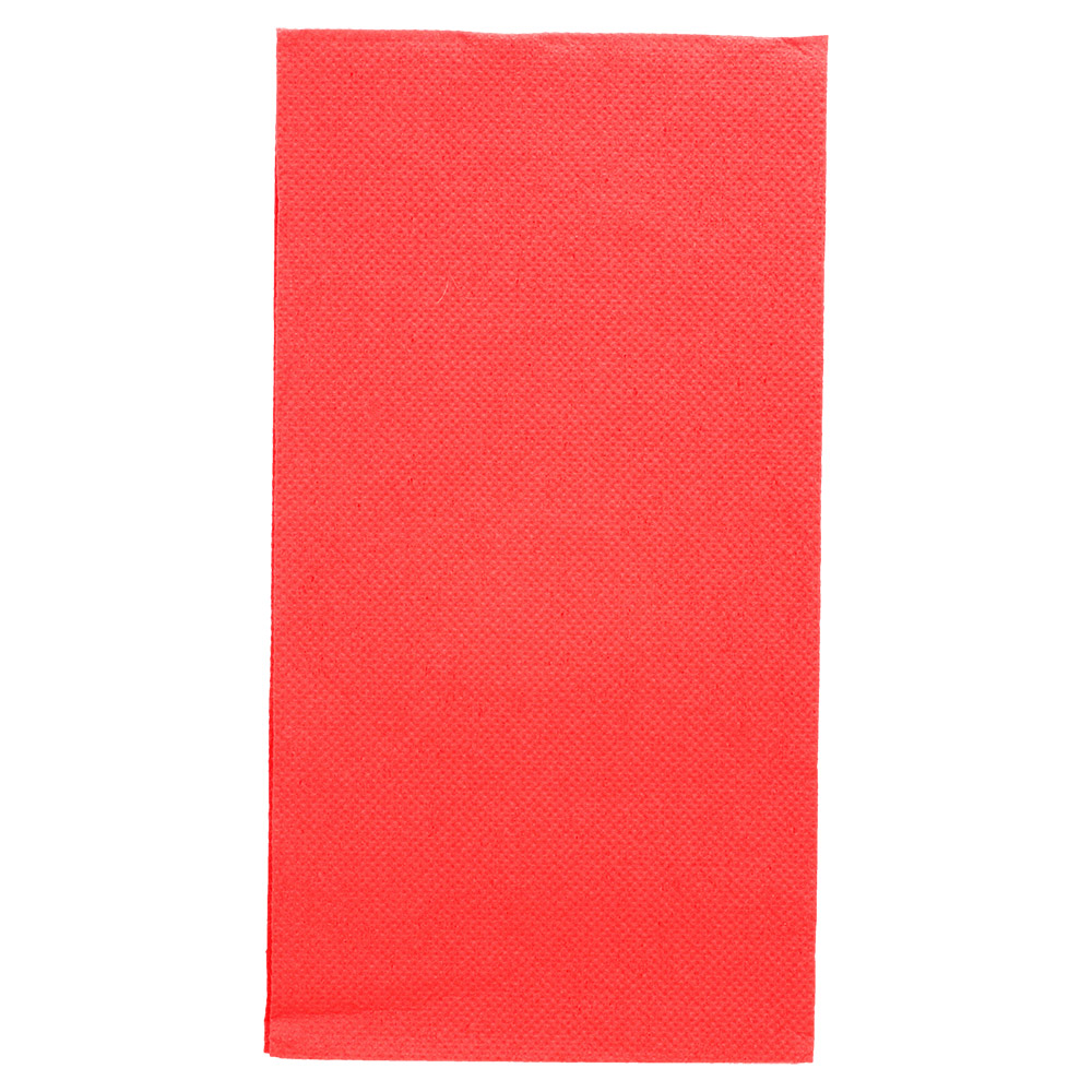 230.82-TOVAGLIOLI ECOLABEL P. 1/8 'DOUBLE POINT' 18 G/M2 40x40 CM ROSSO TISSUE (50 u.)