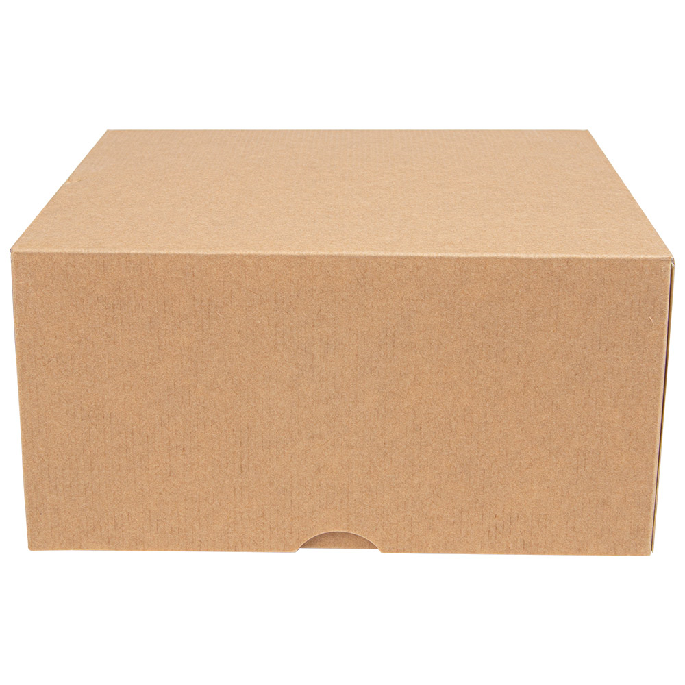 256.88-SCATOLE PER PASTICCERIA SENZA FINESTRA 'THEPACK'  16x16x8 CM NATURALE CARTONE NANO-MICRO (50 u.)