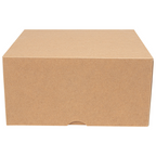 256.88-SCATOLE PER PASTICCERIA SENZA FINESTRA 'THEPACK'  16x16x8 CM NATURALE CARTONE NANO-MICRO (50 u.)