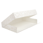 256.53-SCATOLE CATERING, PIANA 'THEPACK' DAMASCO  34x25x6 CM BIANCO CARTONE NANO-MICRO (50 u.)