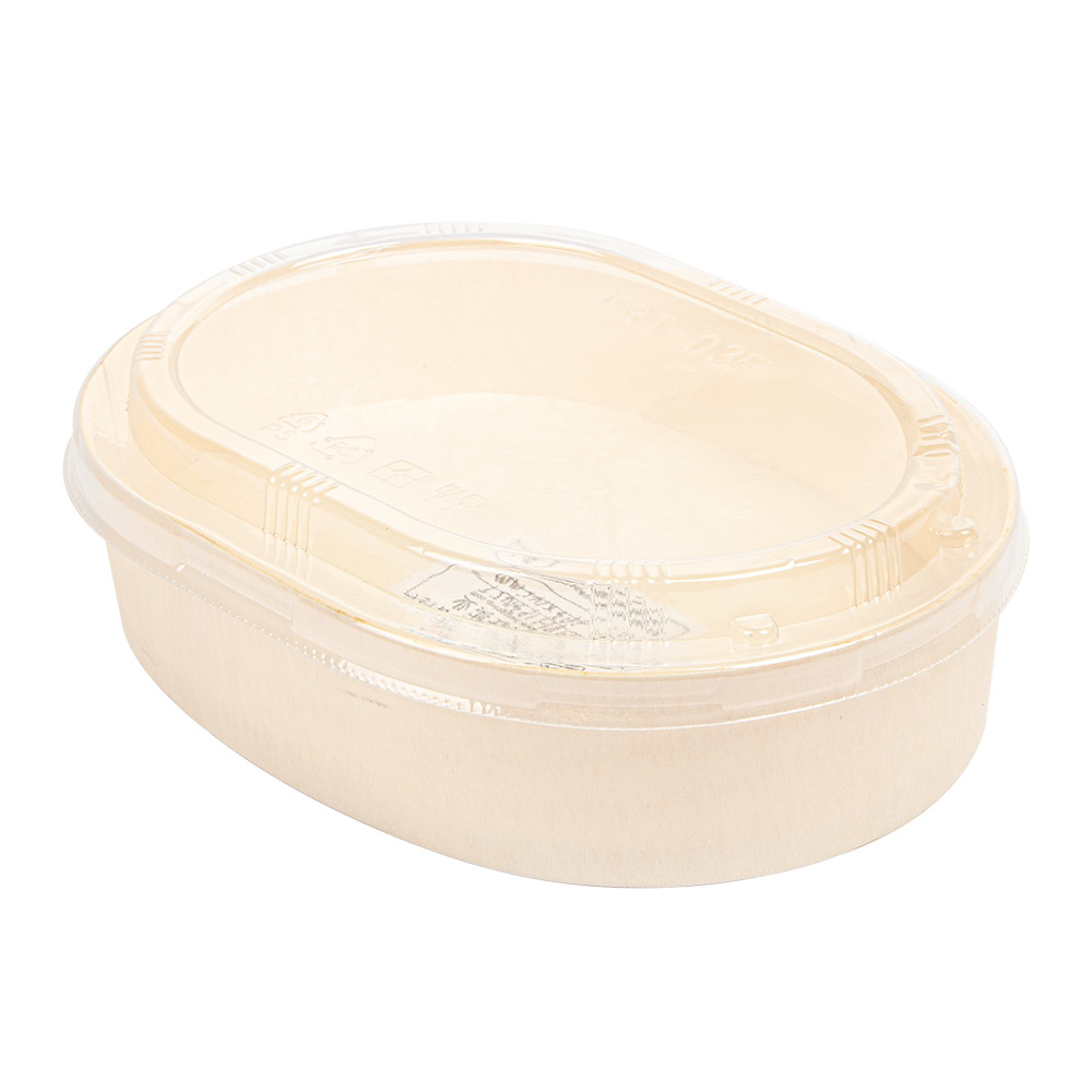 254.92-COMBO CONTENITORI + COPPERCHIO PET WOOD  19,3x14,5x4,5 CM NATURALE LEGNO (25 u.)