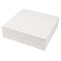 253.35-SCATOLE PER PASTICCERIA SENZA FINESTRA 'THEPACK' DECO  32x32x10 CM BIANCO CARTONE NANO-MICRO (50 u.)