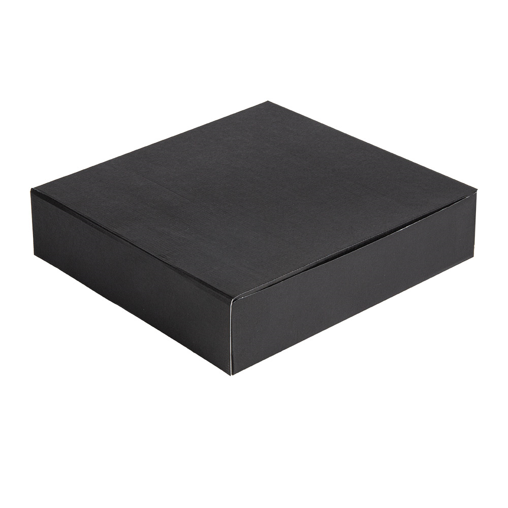 270.85-SCATOLE CATERING, PIANA 'THEPACK'  21x21x5 CM NERO CARTONE NANO-MICRO (50 u.)