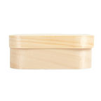 270.94-MINI SCATOLE CILINDRICHE TAPPO + CAPSULA 'WOOD'  11x11x4 CM NATURALE LEGNO (10 u.)