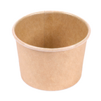 254.38-TERRINA PICCOLA 70 ML (2,3 oz) 210 + 18 PE G/M2 Ø6/5x4 CM MARRONE CARTONE (50 u.)