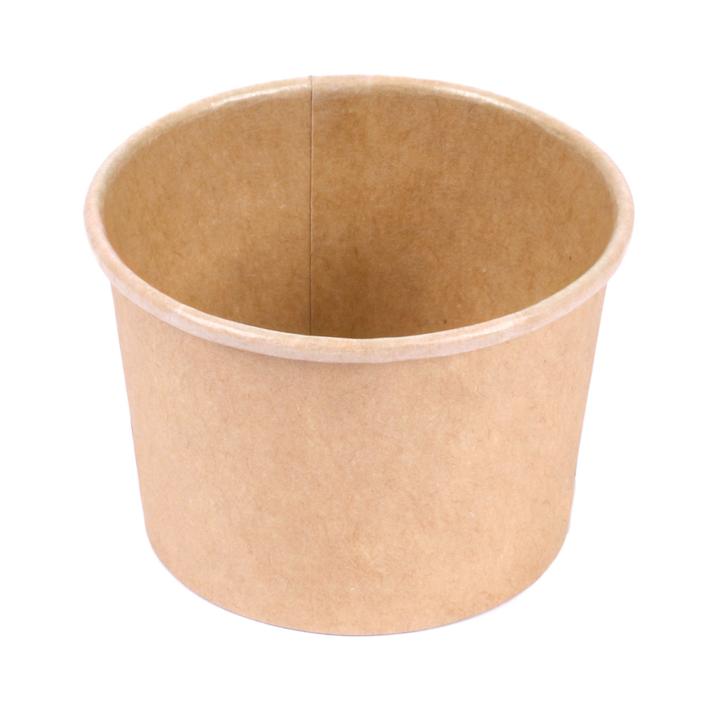 254.38-TERRINA PICCOLA 70 ML (2,3 oz) 210 + 18 PE G/M2 Ø6/5x4 CM MARRONE CARTONE (50 u.)