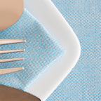 194.85-TOVAGLIOLI DRY COTTON 55 G/M2 40x40 CM TURCHESE AIRLAID (50 u.)