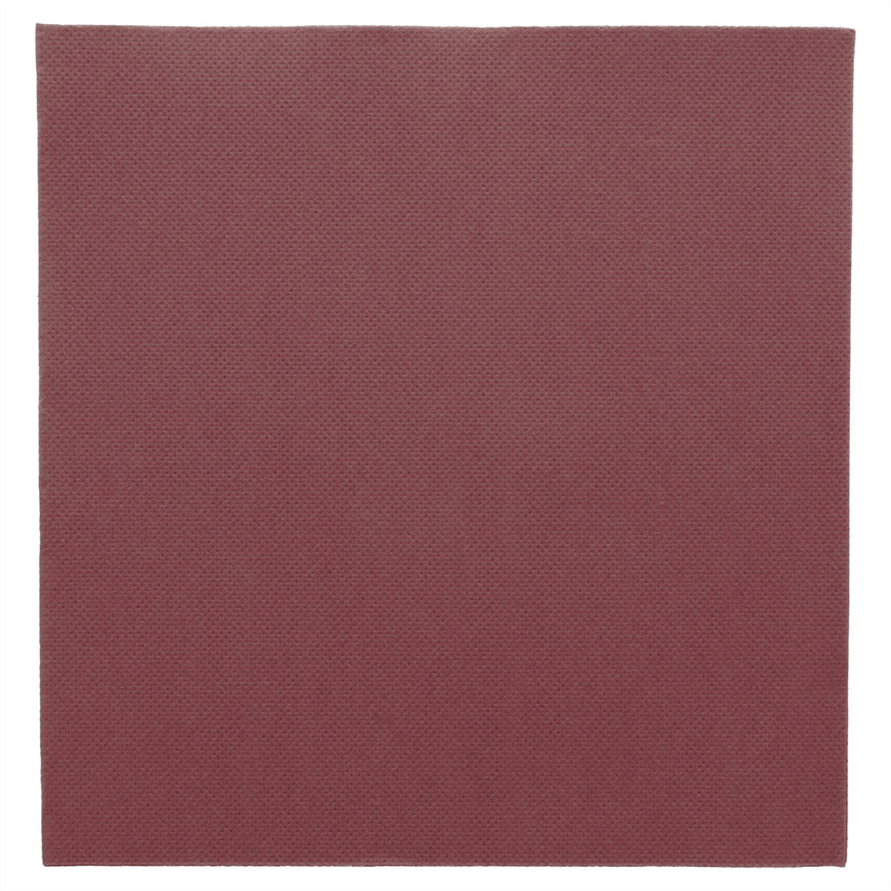 101.21-TOVAGLIOLI ECOLABEL 'DOUBLE POINT' 18 G/M2 39x39 CM BORDEAUX TISSUE (50 u.)