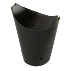 219.82-BICCHIERE FRITTI CHIUSO 16 OZ - 480 ML 220 + 18PE G/M2 8,5x14 CM NERO CARTONE (50 u.)