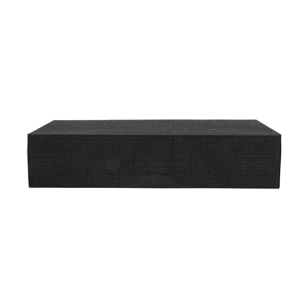 259.16-SCATOLE CATERING, PIANA 'THEPACK'  28x19x6 CM NERO CARTONE NANO-MICRO (50 u.)