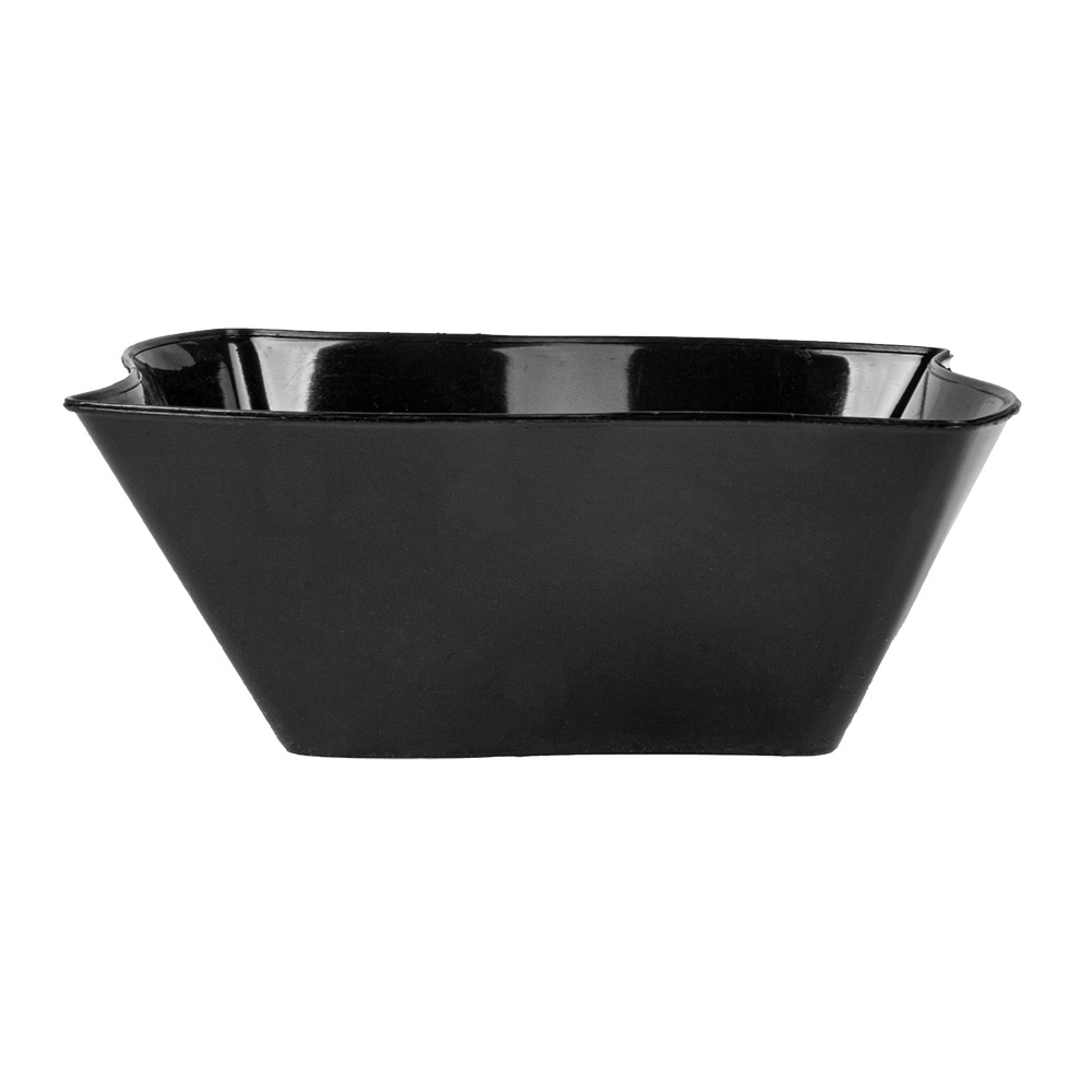 170.71-CONTENITORI APERITIVO STELLA  150 ML 9x9x3,5 CM NERO PS (50 u.)