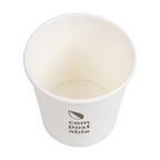 274.40-BICCHIERI BEVANDE FREDDE E CALDE 1 PARETE 'COMPOSTABLE' 120 ML - 4 oz 230 G/M2 Ø6,3/4,5x6 CM BIANCO CARTONE (50 u.)