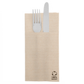 230.76-TOVAGLIOLI CANGURO 'DOUBLE POINT'  19 G/M2 39x40 CM NATURALE TISSUE RICICLATO (50 u.)