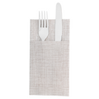 228.12-TOVAGLIOLI CANGURO DRY COTTON 55 G/M2 40x40 CM CIOCCOLATO AIRLAID (50 u.)