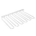 182.54-RACK PER COPPE 5 FILE   44,7x31x5,5 CM ARGENTO ACCIAIO INOX
