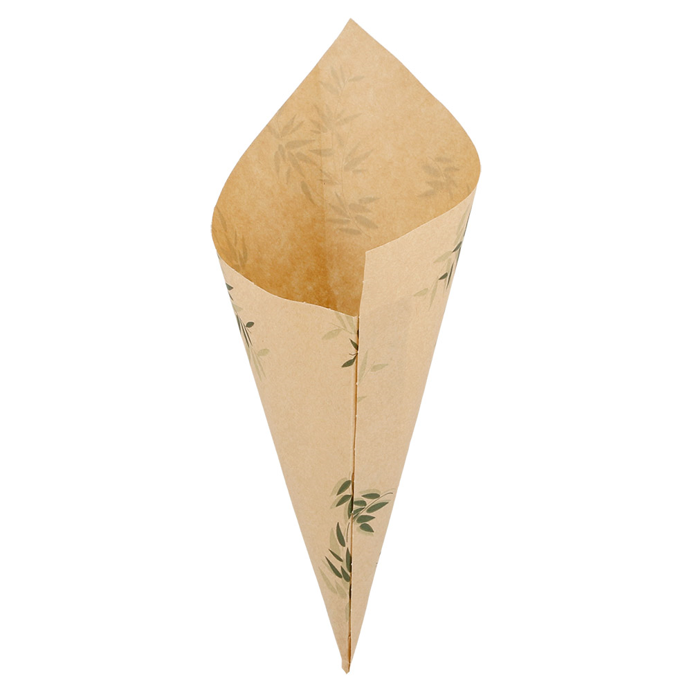 143.42-SACCHETTI A PUNTA 'FEEL GREEN' 100 G 70 G/M2 24x17 CM NATURALE PERGAMANA ANTIGRASSI (250 u.)
