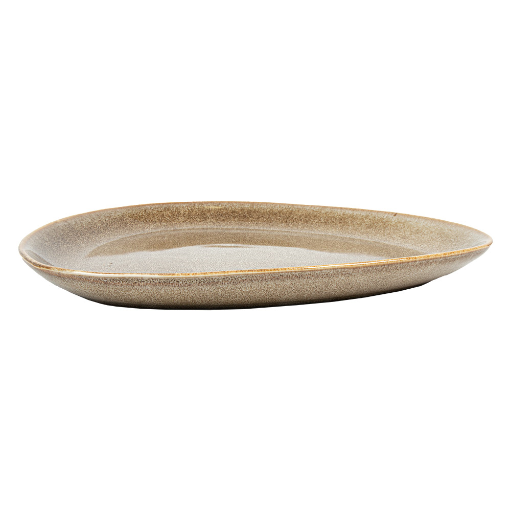 277.24-PIATTI TRIANGOLARI 'AKALA'  Ø27,5x25x2,5 CM TERRA STONEWARE (6 u.)