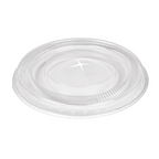 231.39-COPERCHI PIATTI CON CROCE PER 224.02  Ø 9,5x0,8 CM TRASPARENTE PLA (50 u.)