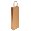 222.15-SACCHETTI SOS CON MANICI 1 BOTTIGLIA  100 G/M2 14+8x40 CM NATURALE KRAFT (250 u.)