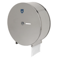 162.01-DISTRIBUTORE IGIENICO MAXI JUMBO   Ø 28,5x12 CM ARGENTO ACCIAIO INOX