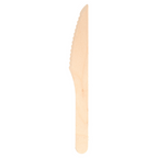 166.97-COLTELLO 'WOOD' MAKAN  16,4 CM NATURALE LEGNO (100 u.)