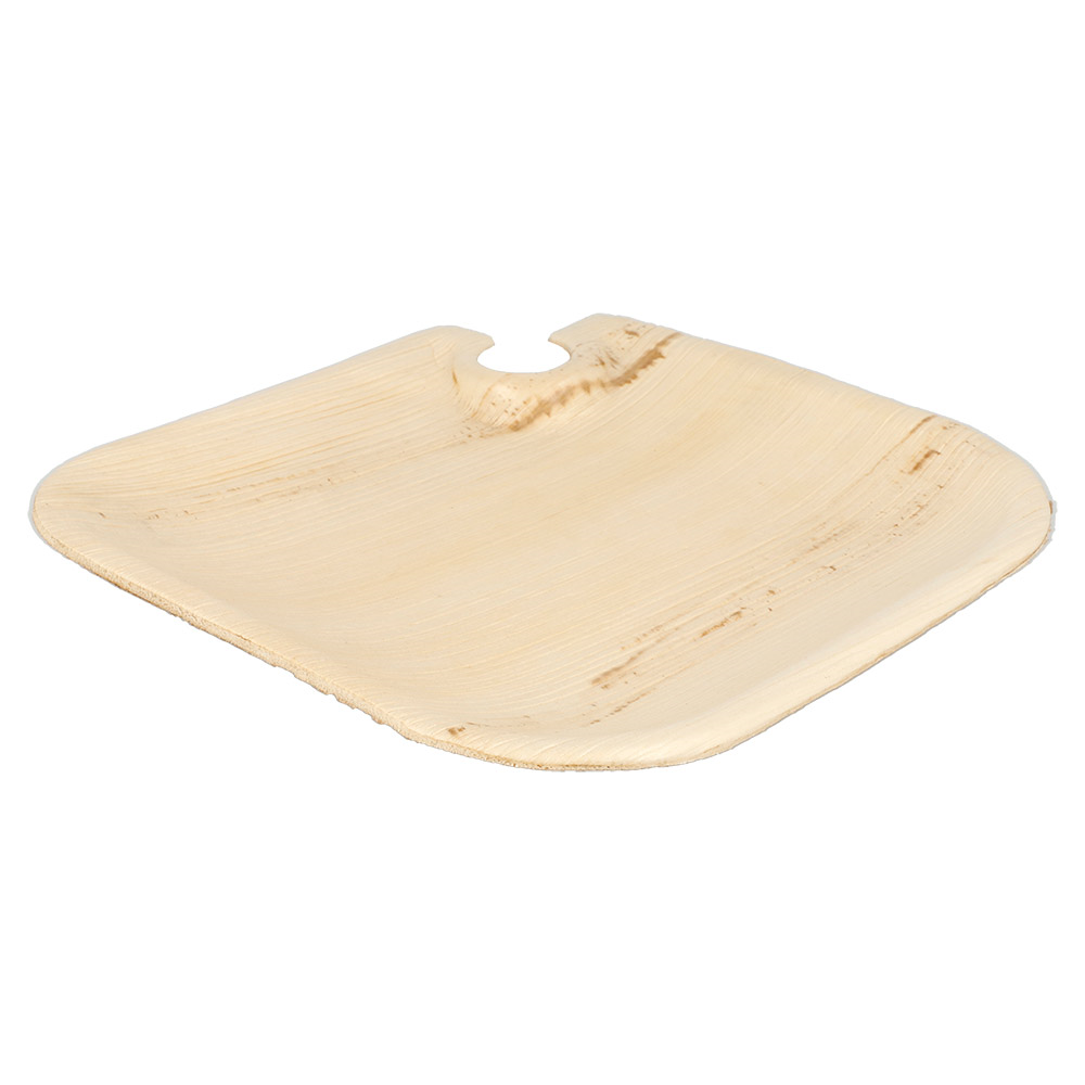 223.94-VASSOI CON PORTABICCHIERI 'ARECA'  21x21x1,5 CM NATURALE ARECA (25 u.)