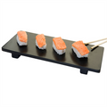 205.86-BASE SUSHI 'BAMBOO'  50x23x2,5 CM NERO BAMBÙ