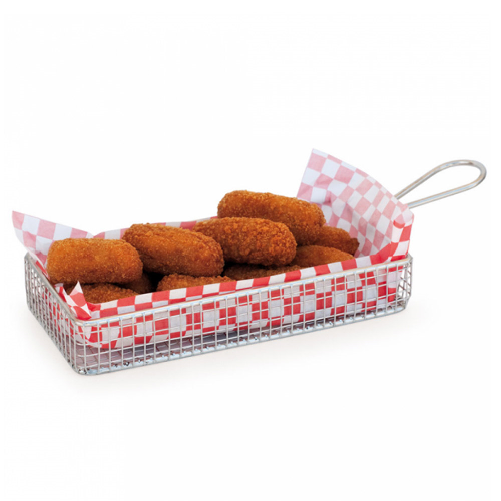 186.60-MINI FRIGGITRICE 'ARTINOX'  22x10x6 CM ARGENTO ACCIAIO INOX (6 u.)