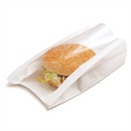 176.01-SACCHETTO CON FINESTRA  50 G/M2 + 15 PP 11+5x21 CM BIANCO KRAFT (100 u.)
