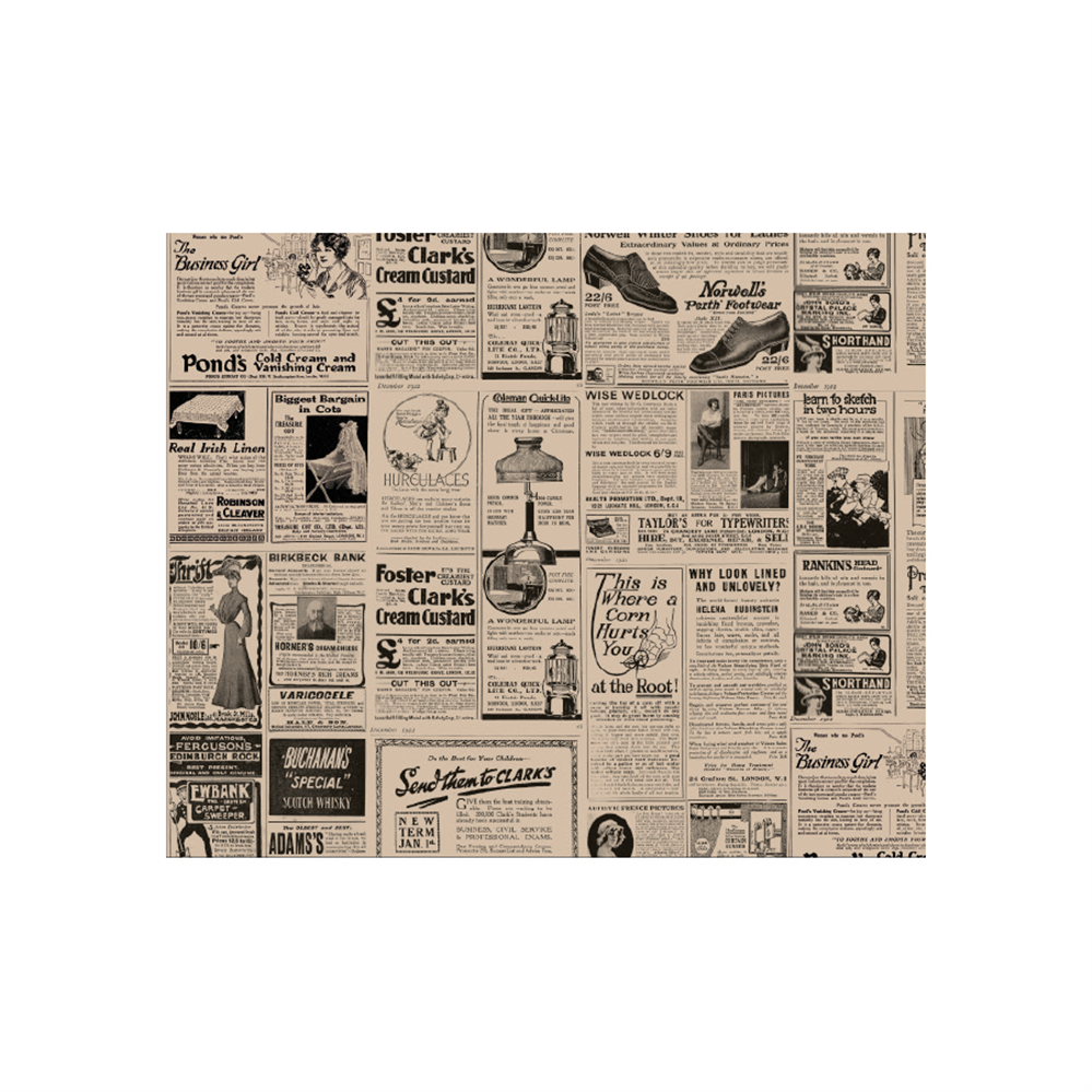 217.53-CARTA ANTIGRASSO FAST FOOD TIMES 34 G/M2 28x34 CM NATURALE PERGAMANA ANTIGRASSI (1000 u.)