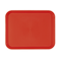 132.10-VASSOIO FAST FOOD   35,5x45,3x2,4 CM ROSSO PP