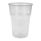 224.01-BICCHIERI COMPOSTABILI 400 ML Ø 8,5x11,2 CM TRASPARENTE PLA (50 u.)