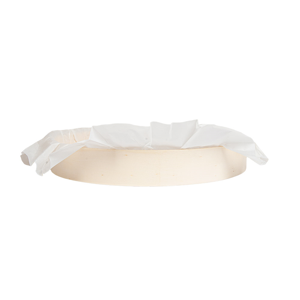 280.55-ANELLO DA FORNO CON CARTA 'WOOD' 1580 ML Ø 24x3,5 CM NATURALE LEGNO (10 u.)