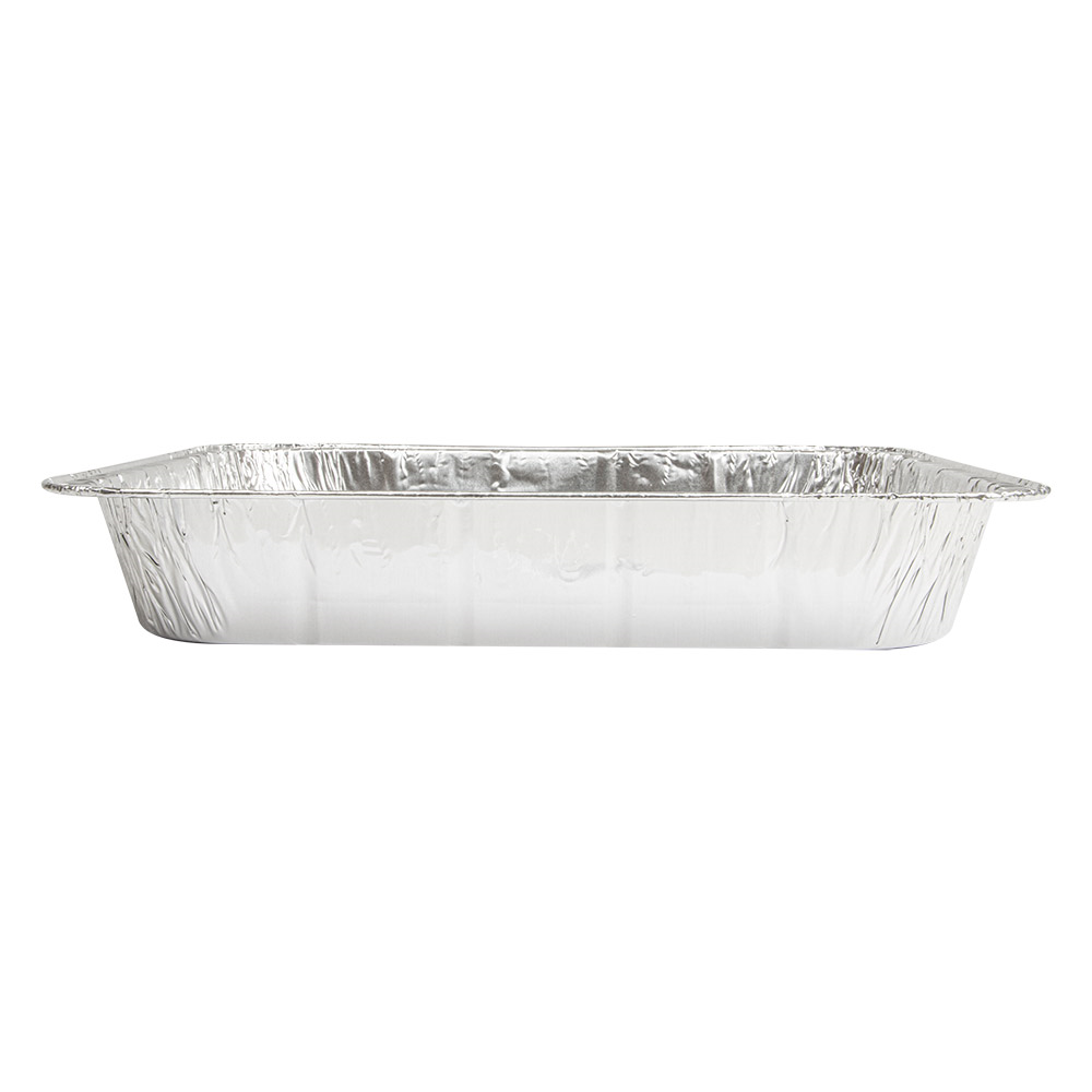 135.51-CONTENITORE RETTANGOLARE  2625 ML 32,2x26,2x4 CM ALLUMINIO (50 u.)