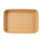 268.88-RECIPIENTI PER "SUSHI"  20PE + 280 +16PE G/M2 18,5x12,9x2,4 CM NATURALE KRAFT (50 u.)