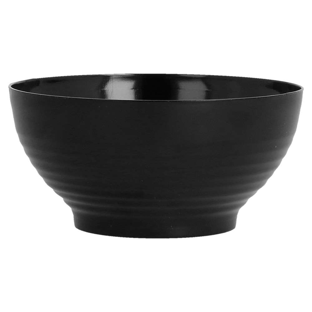 129.88-CONTENITORI APERITIVO CIOTOLA  83 ML Ø 7,2x3,5 CM NERO PS (30 u.)