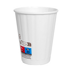 275.24-BICCHIERI BEVANDE CALDE DOPPIA PARETE  240 ML 288 + 210 G/M2 Ø8/5,2x9,5 CM BIANCO CARTONE (50 u.)