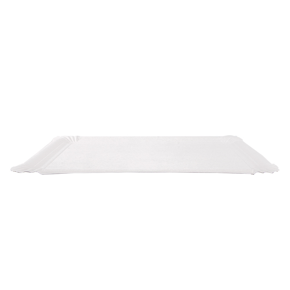 320.19-VASSOI PASTICCERIA - MEDI  420 G/M2 33x23 CM BIANCO CARTONE (125 u.)