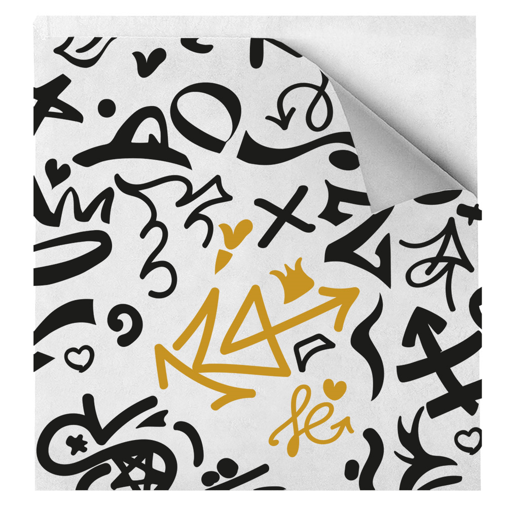 275.75-CARTA ANTIGRASSO APERTO 2 LATI 'PFAS FREE' GRAFFITI 35 G/M2 17x18 CM BIANCO PERGAMANA ANTIGRASSI (500 u.)